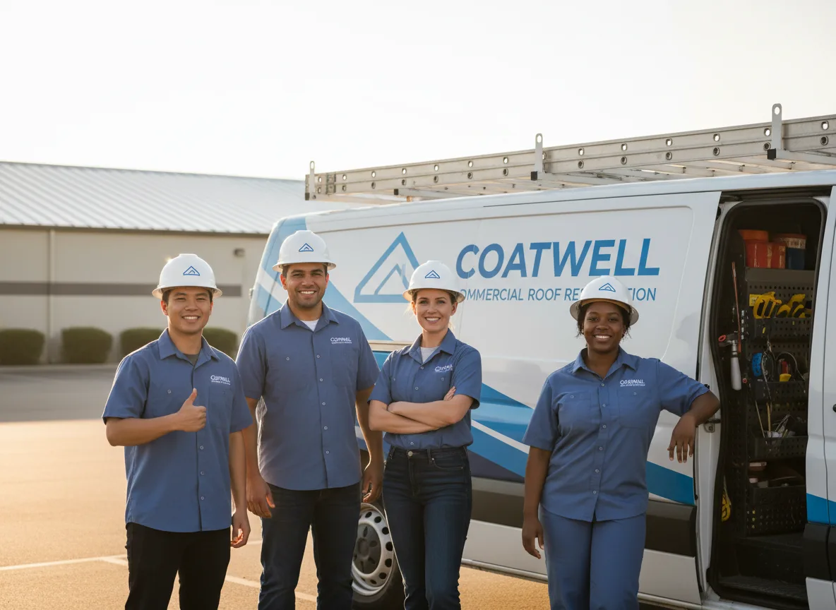 Commercial roof coating company in Humeston, IA